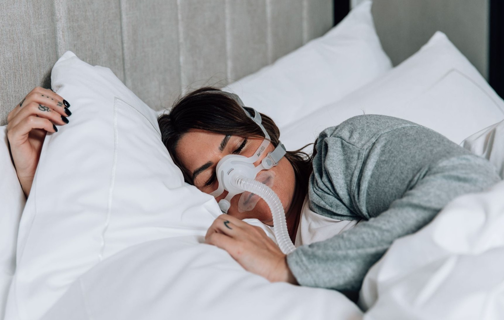 Somnifix with CPAP mask