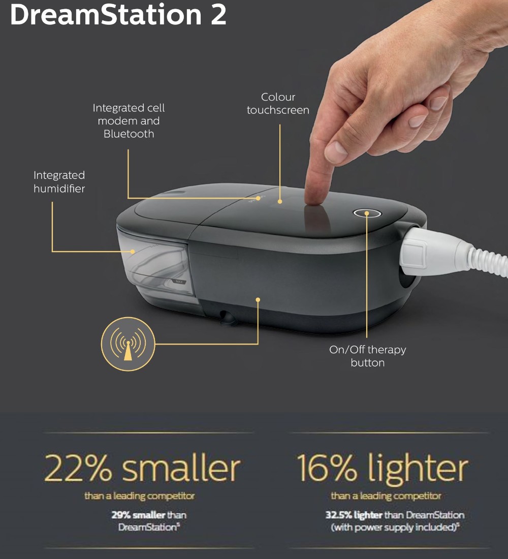 DreamStation 2 Advanced Auto (APAP) and Fixed Pressure (CPAP) Machine