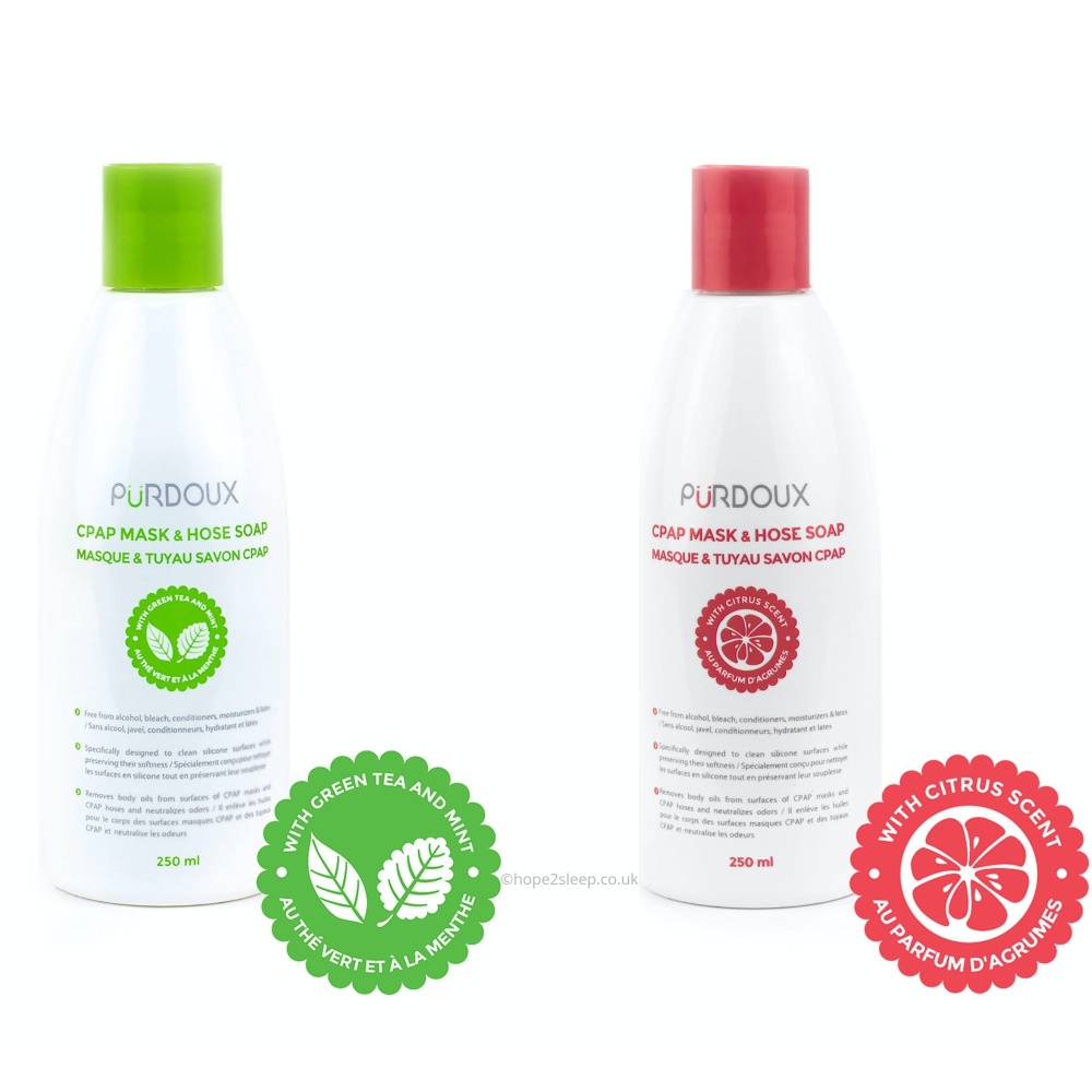 CPAP BiPAP + Oxygen Mask + Hose Soap Hope2Sleep Charity