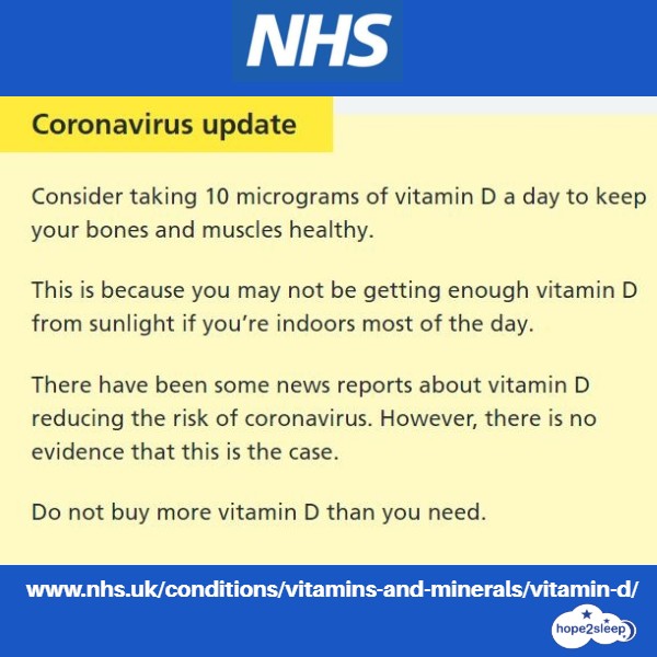 NHS Update - Vitamin D