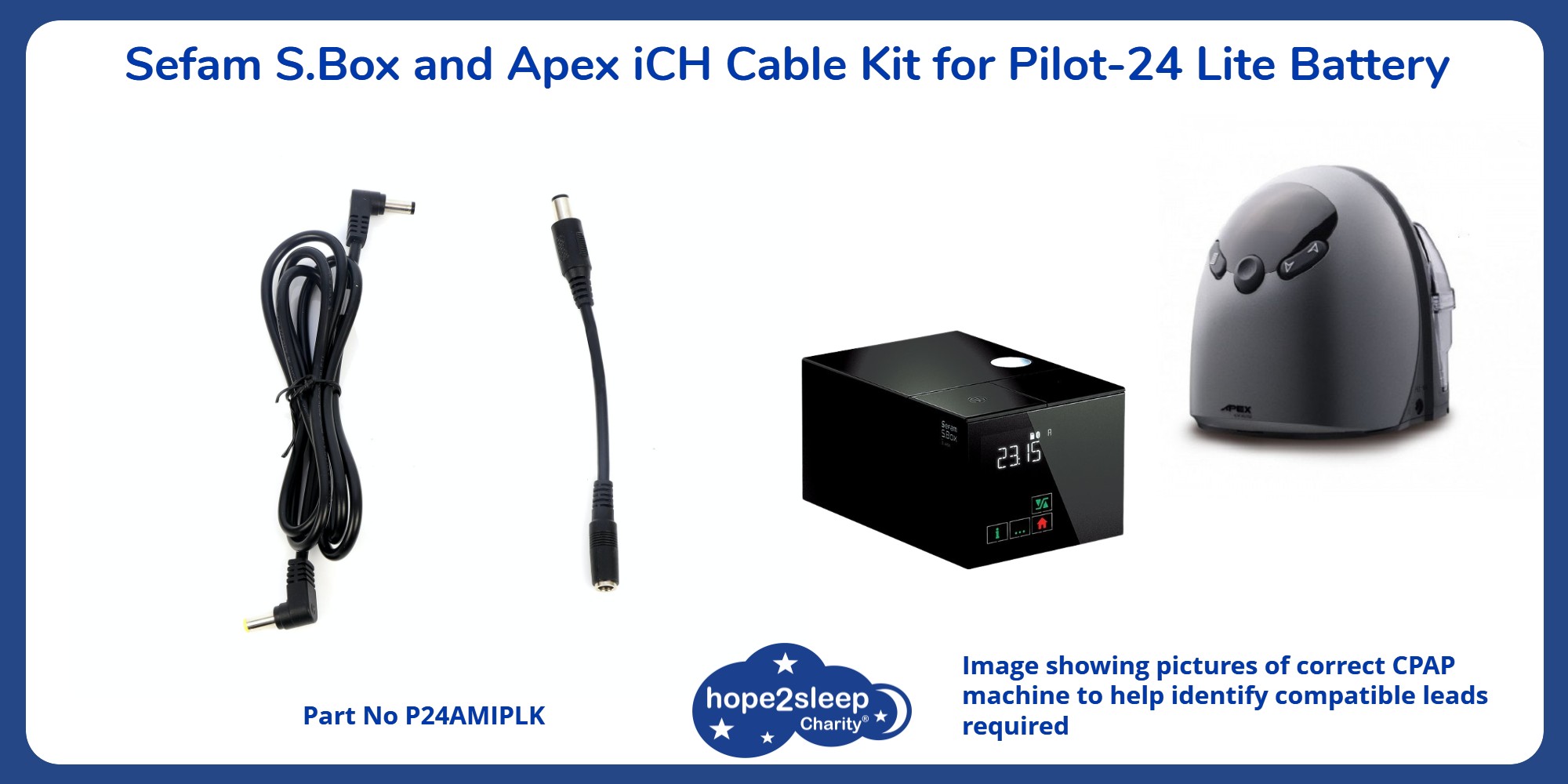 S.Box and iCH Cable Kit for Pilot-24 Battery