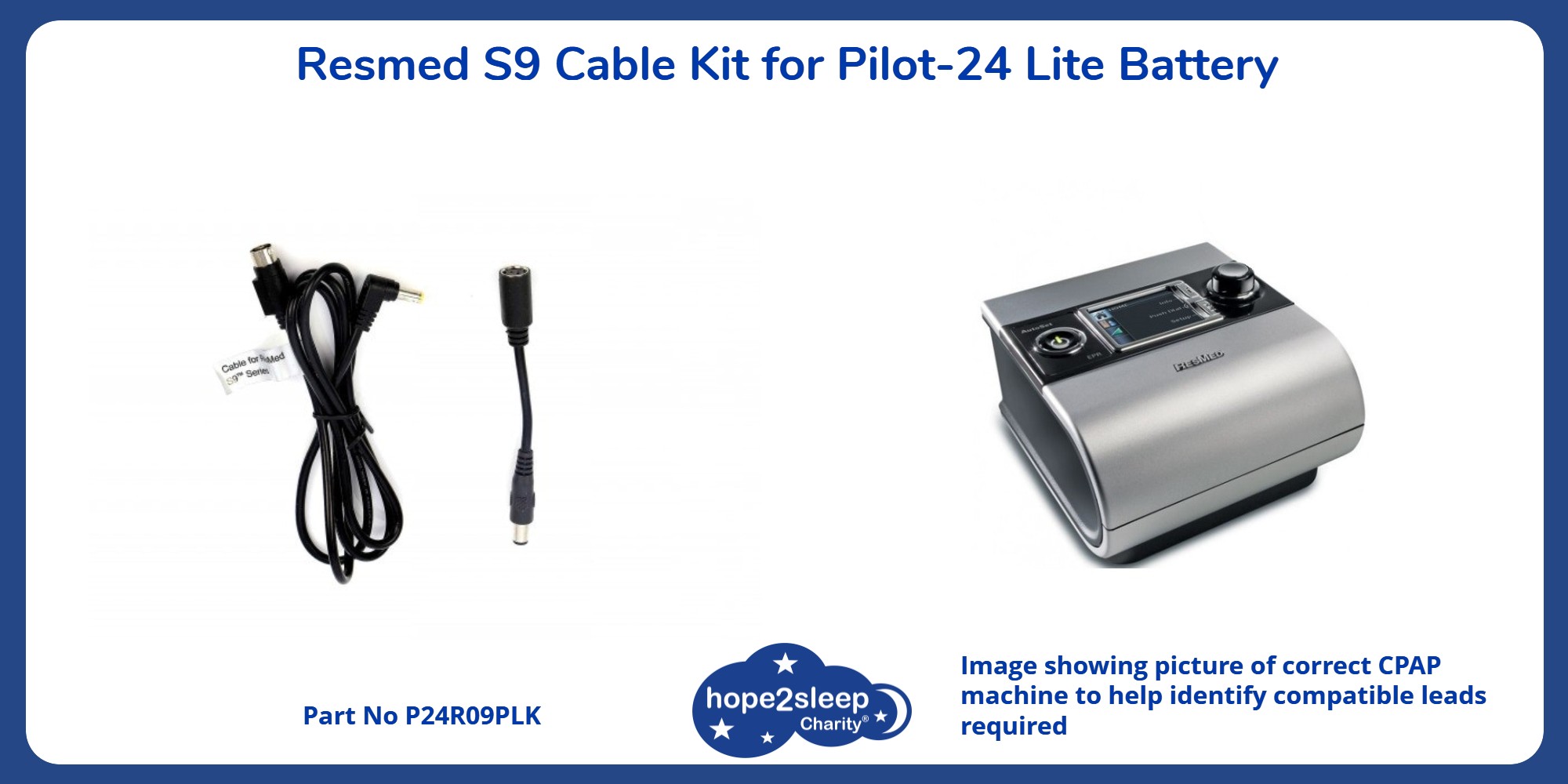S9 Cable Kit - Pilot-24 Battery