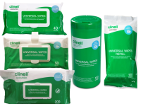 Clinell Universal Cleaning and Disinfectant Wipes