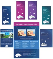 Sleep Apnoea Information Leaflets, Product Brochures & OSA Poster