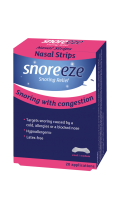 Snoreeze Latex-free Nasal Strips for Nasal Breathing and Snoring